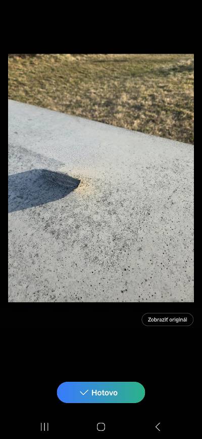 odstranenie objektu z fotografie AI Samsung_upravena fotografia