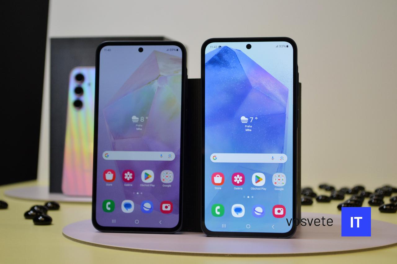 Samsung Galaxy A55 a A35
