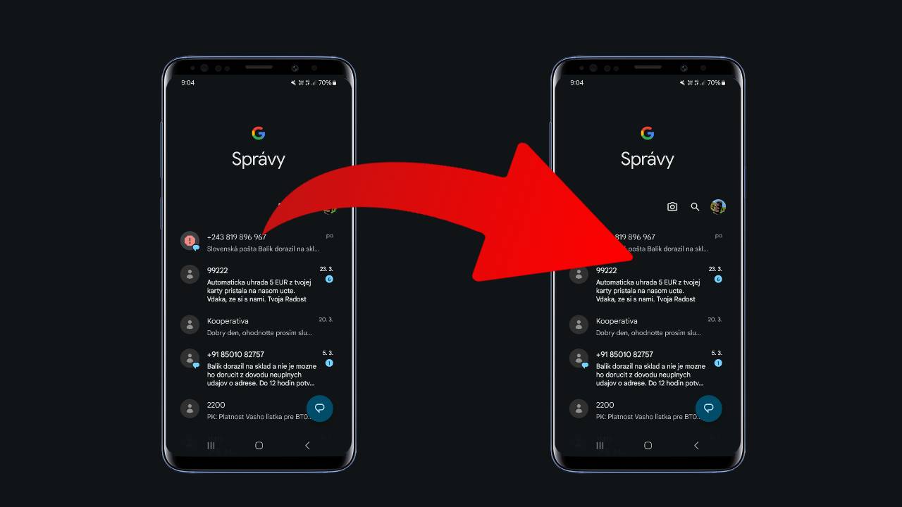 preposielanie SMS sprav