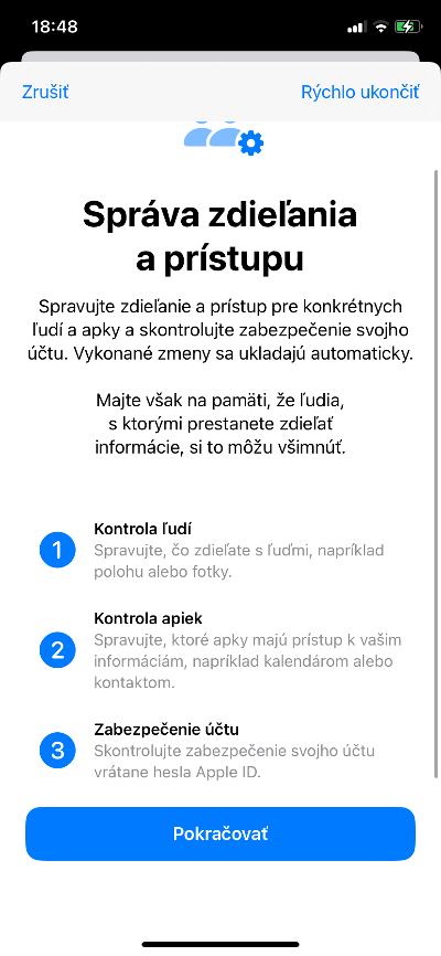 správa zdieľania a prístupu