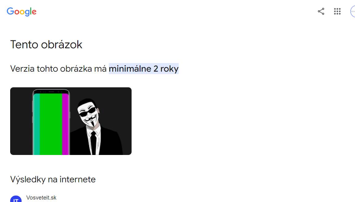 Google overenie obrazka a jeho pravosti_2