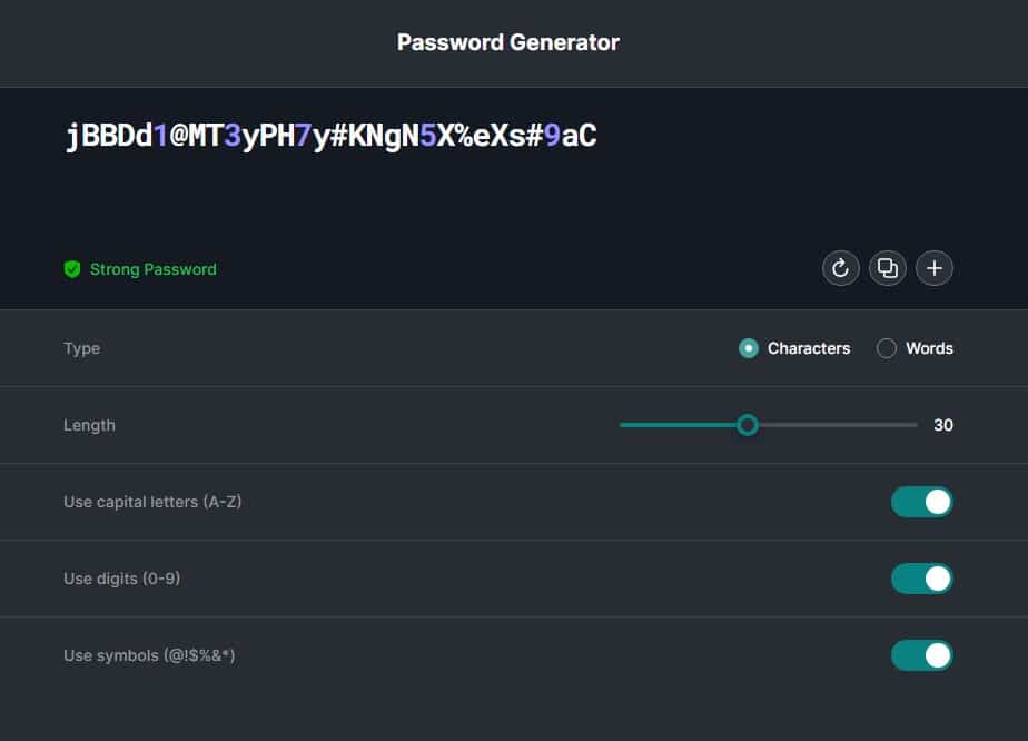 nordpass password generator