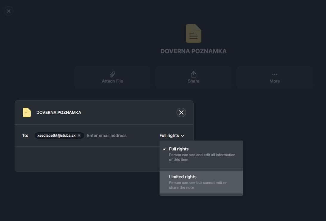 nordpass password share