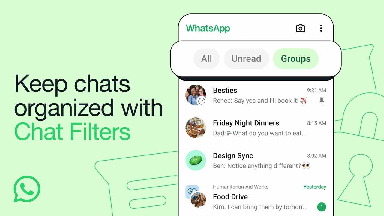 whatsapp nove filtre