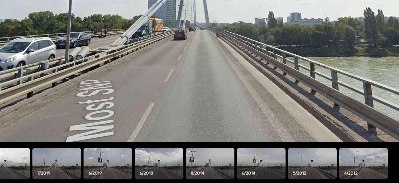 Google mapy ponúkajú stroj času 