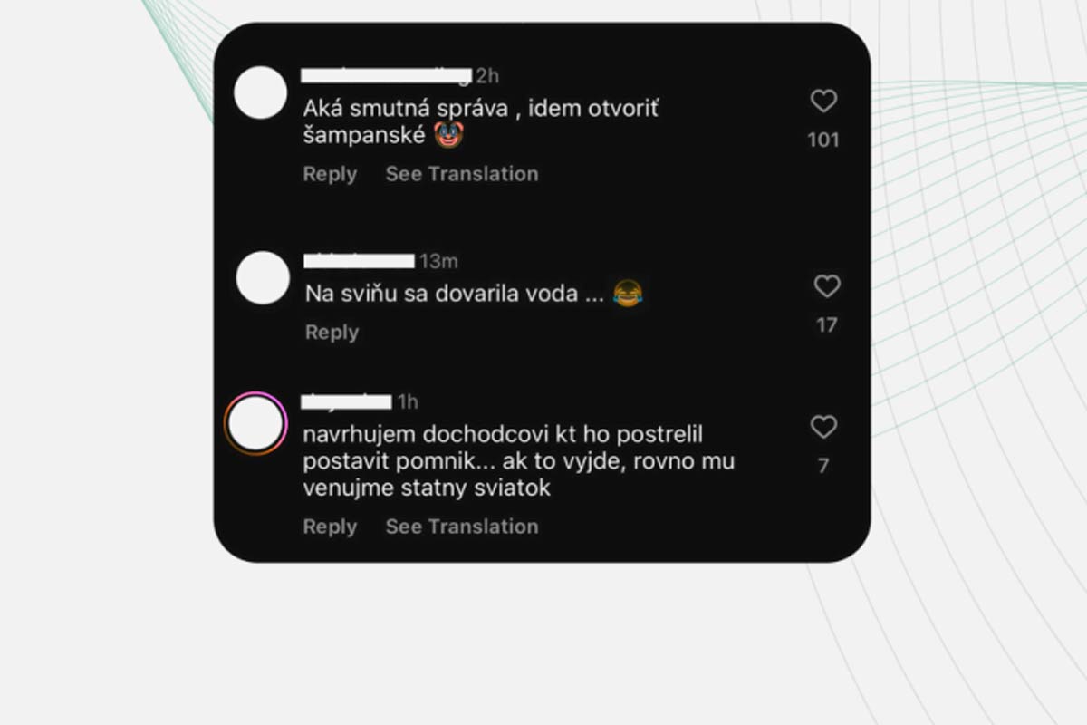 Po atentáte na premiéra Fica stúpol hnev v komentároch