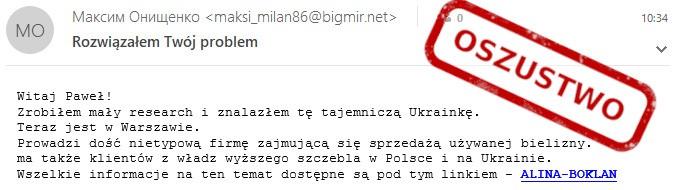 podvodny e-mail ruski hackeri