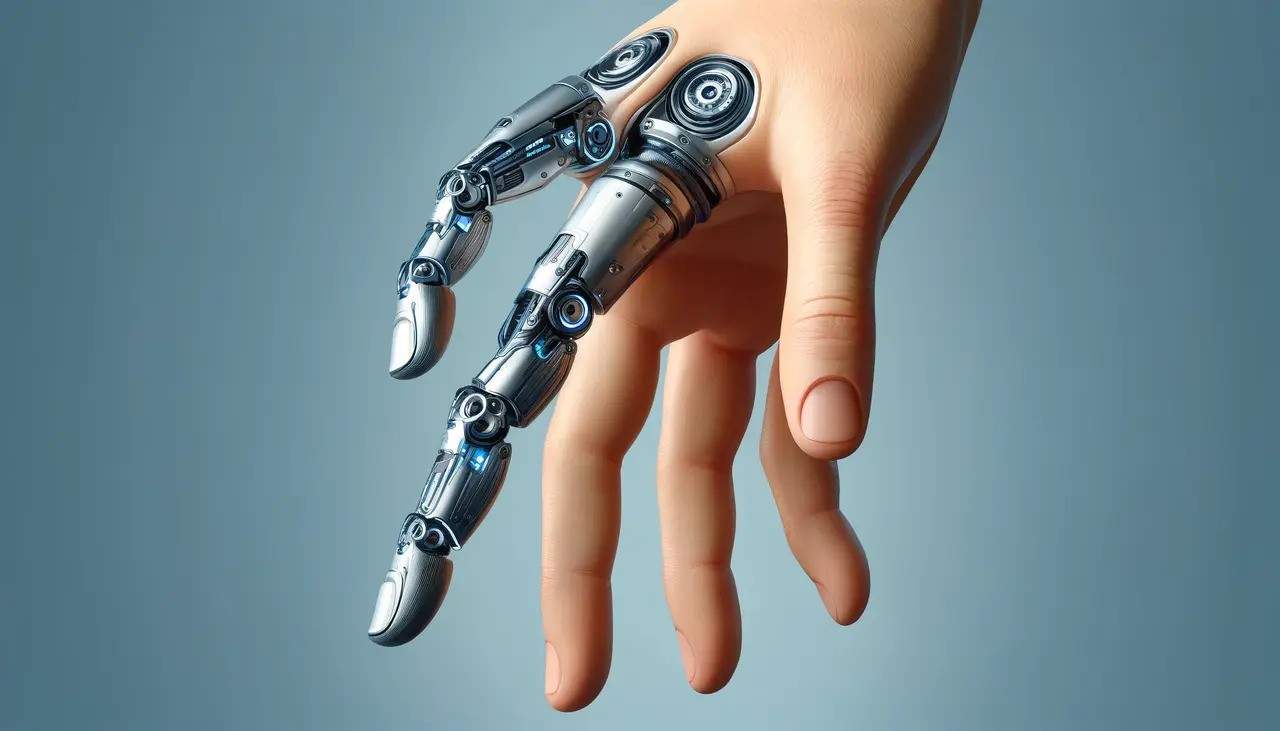 prst na ruke ktory je od robota