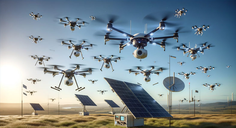 Britská armáda vyvíja zbraň, ktorá dokáže zneškodniť celý roj dronov