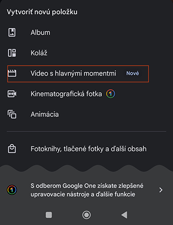 Google fotky vytváranie koláží