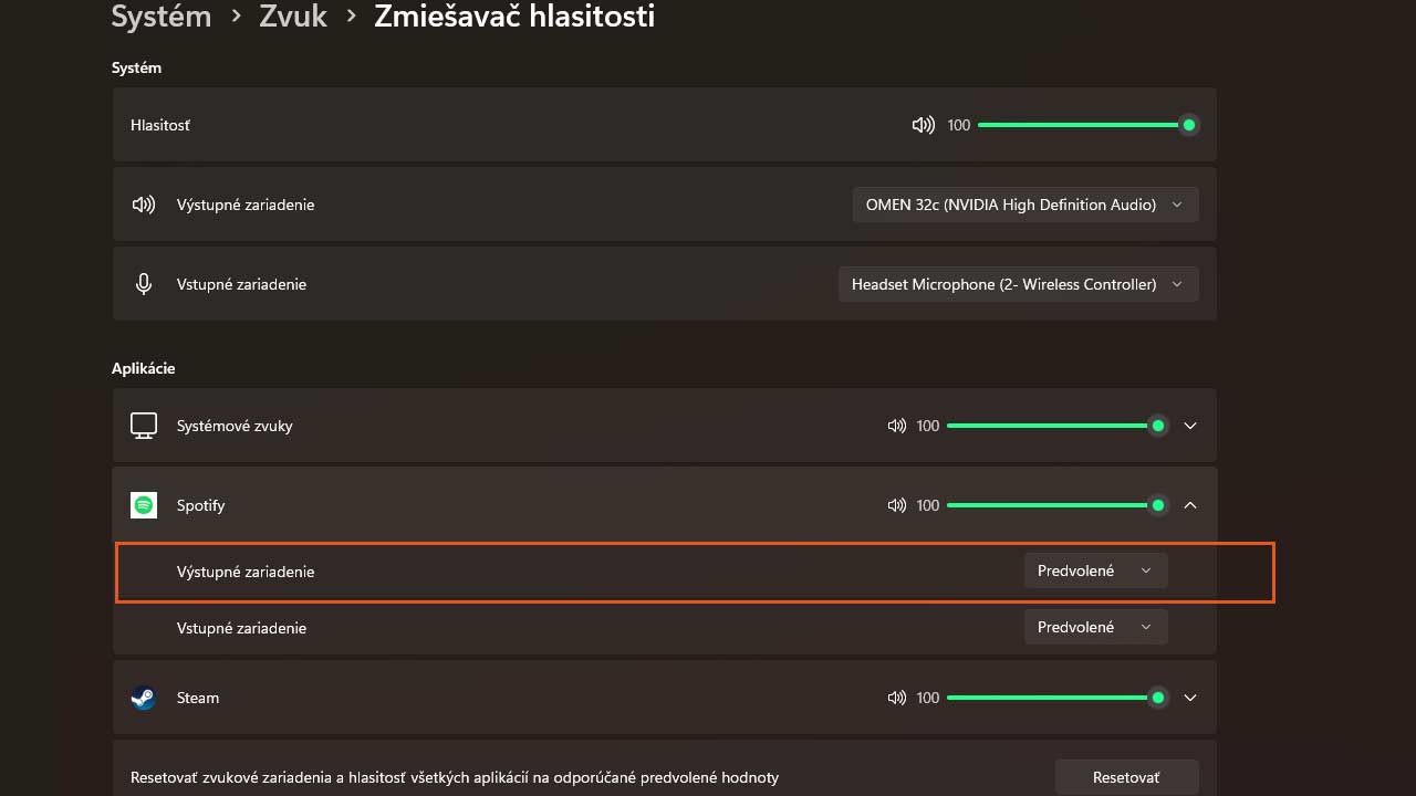 Ako nastaviť hlasitosť individuálnych aplikácií