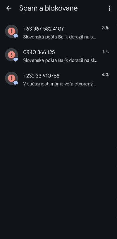 Ako blokovat podvodne SMS spravy_navod_4