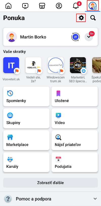 Facebook a prepojene strany a sluzby s vasim facebook uctom_1