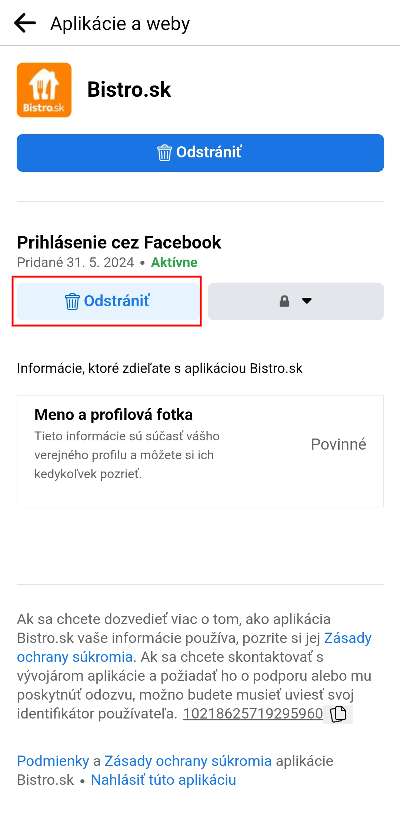 Facebook a prepojene strany a sluzby s vasim facebook uctom_4