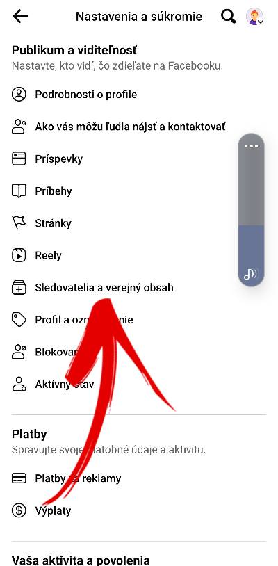 Facebook ako obmedzit kto ma moze sledovat_1