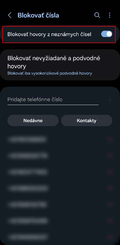 ako blokovat hovory z neznamych cisiel navod_google telefon