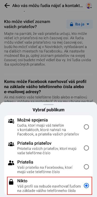 ako zamedzit ludom aby sa im zobrazoval vas profil na zaklade mobilneho cisla_5