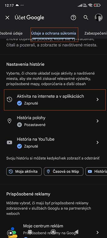 Ako si vymazať uložené dáta v Chrome