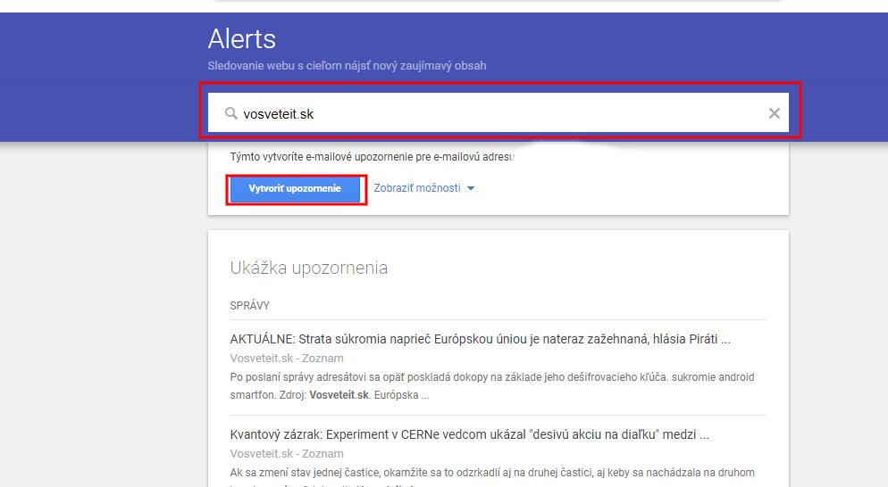 google alerts 