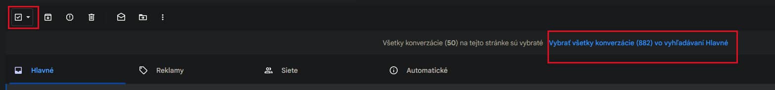 Takto masovo vymažete všetky maily v Gmaili 