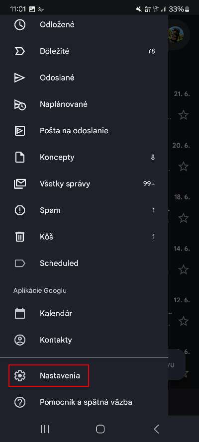 navod ako vypnut automaticke ukladanie priloh do pamate smartfonu gmail_1