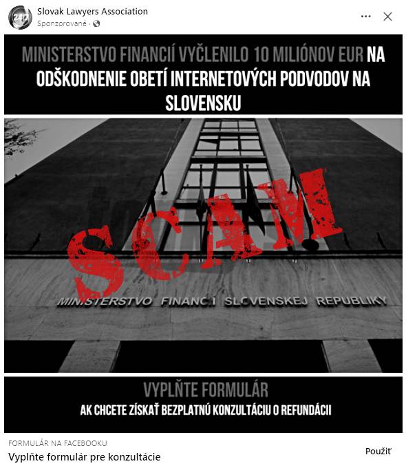 podvodny prispevok na Facebooku scam_3