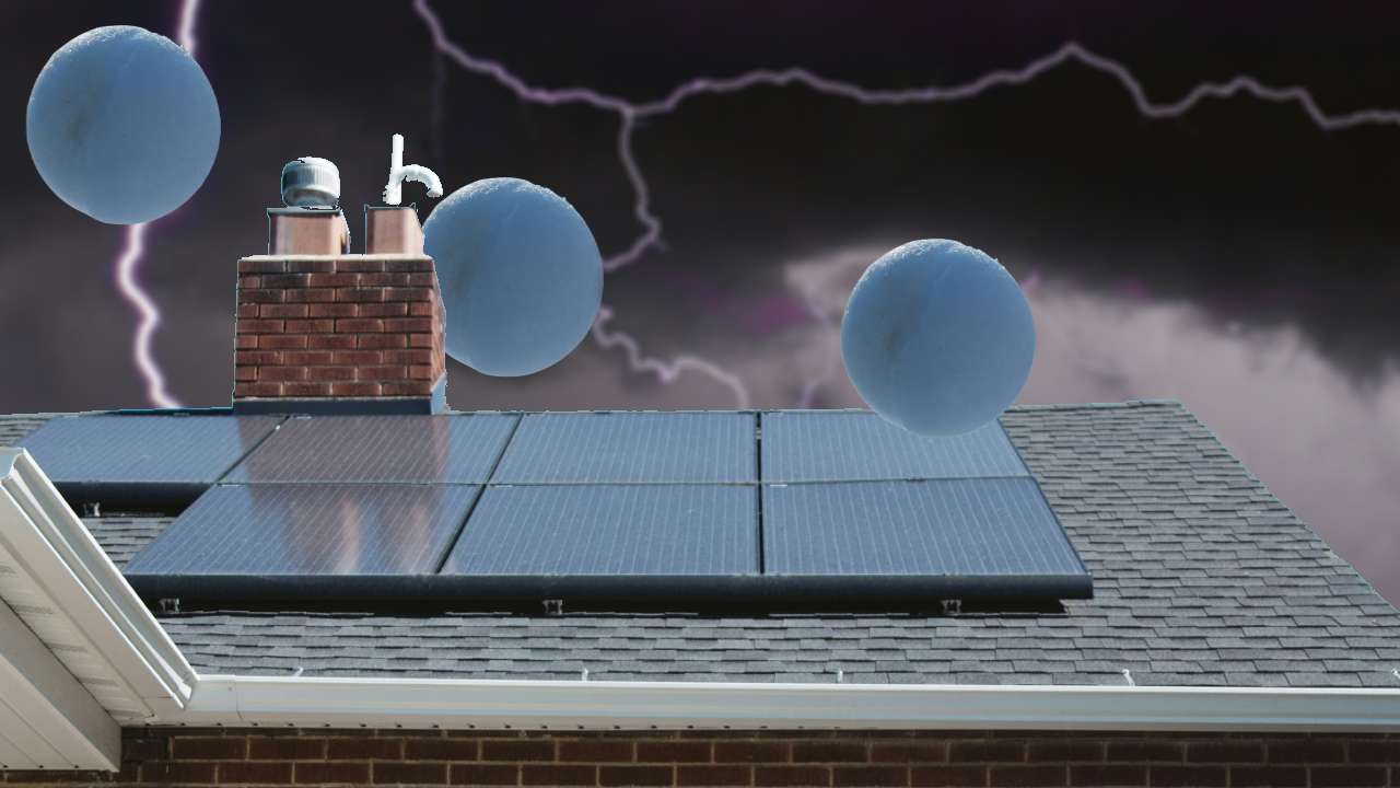 solarny panel ako ochranit pred krupami