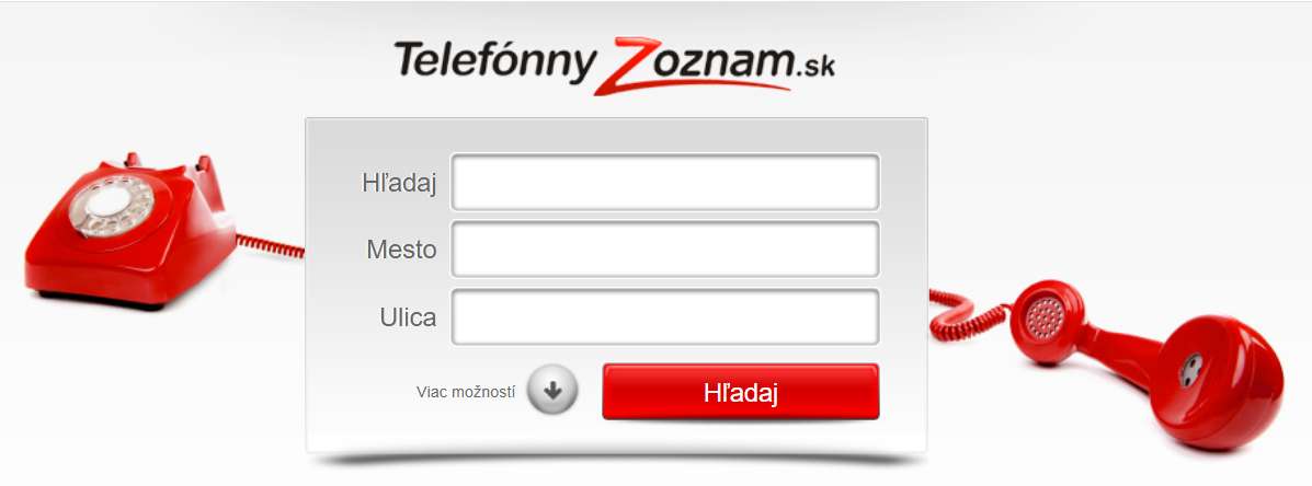 telefonny zoznam