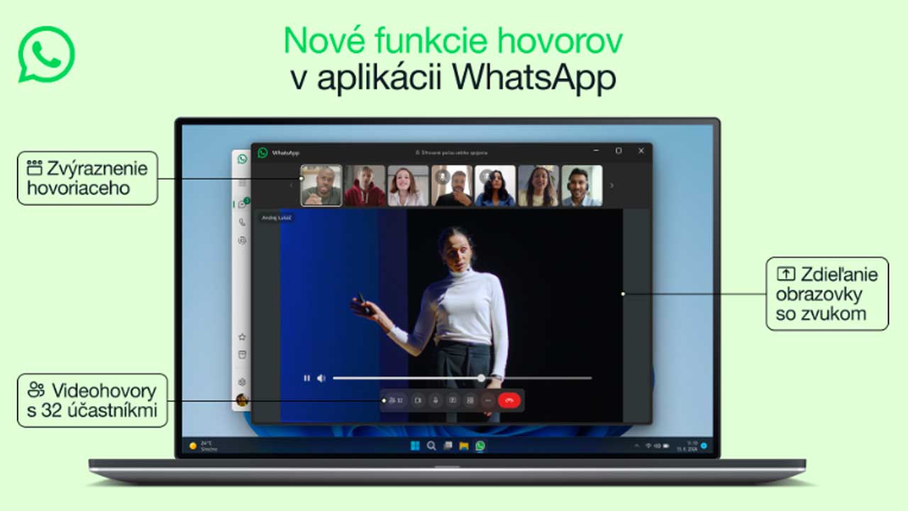 WhatsApp vylepší hovory v mobilnej aj PC verzii aplikácie