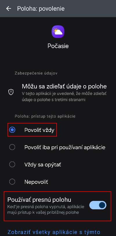 yahoo pocasie upozornenie na burky ako zapnut_1