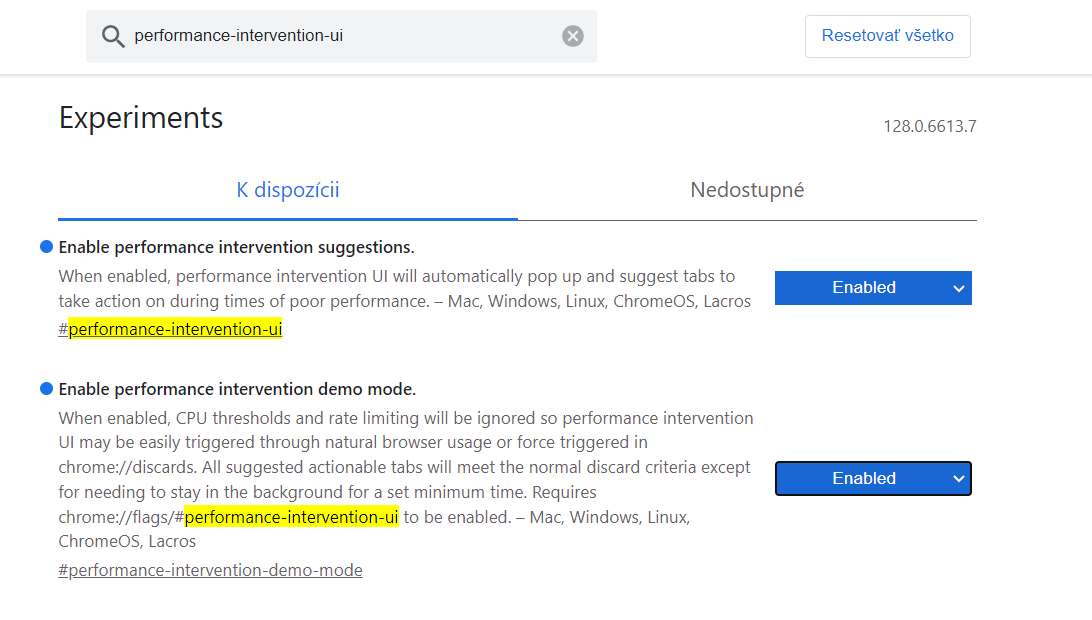 Chrome flags odhalenie kariet ktore spomaluju pocitac
