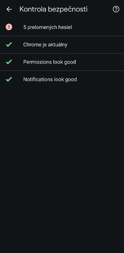 Chrome safety check nastavenia ako aktivovat_2