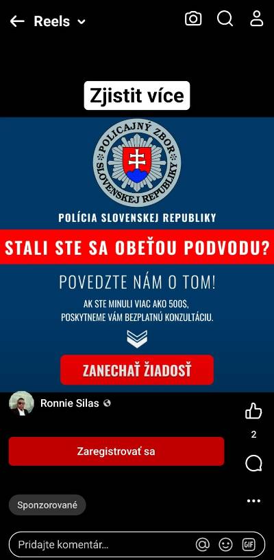 Falosna reklama s policajtami