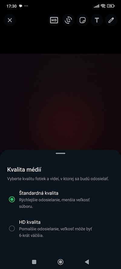 Ako posielať fotografie vo vyššej kvalite cez WhatsApp 