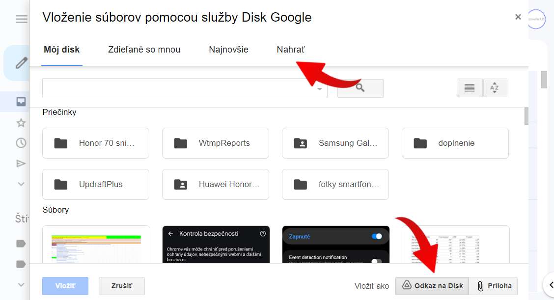 ako odoslat email s velkou prilohou gmail navod_2