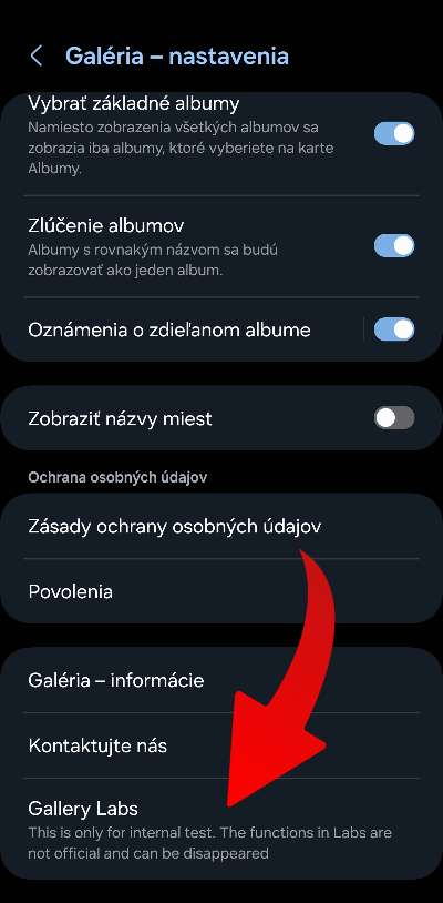 ako zablokovat album v aplikacii Galeria Samsung_2