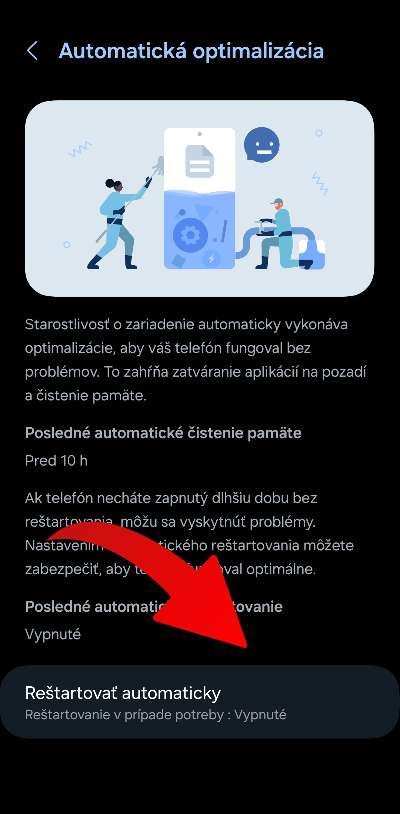 automaticka optimalizacia Samsung smartfon navod ako zapnut_3