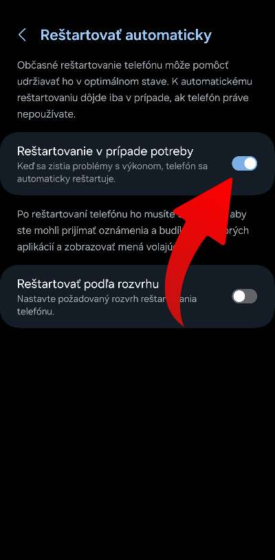 automaticka optimalizacia Samsung smartfon navod ako zapnut_4