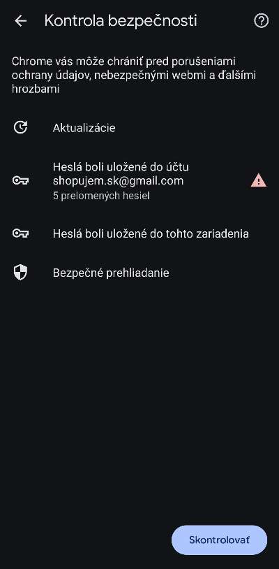 chrome android safety check kontrola bezpecnosti_1