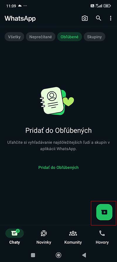 Vo WhatsAppe si už môžeš pridať kontakty do obľúbených