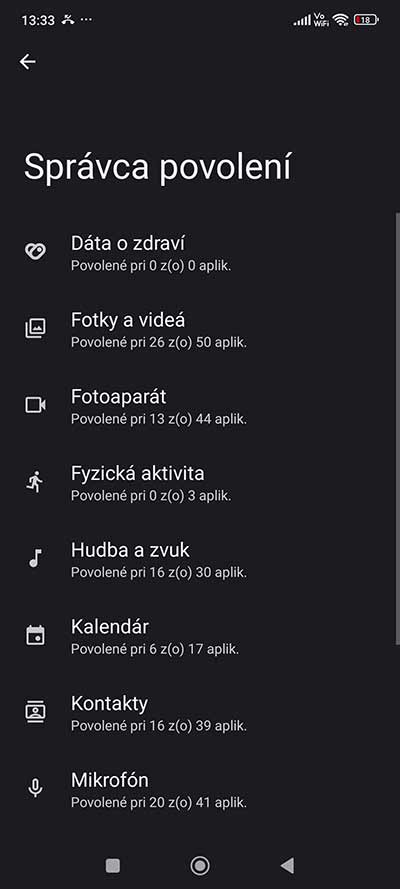Aké povolenia Android Smartfónov poznáme?
