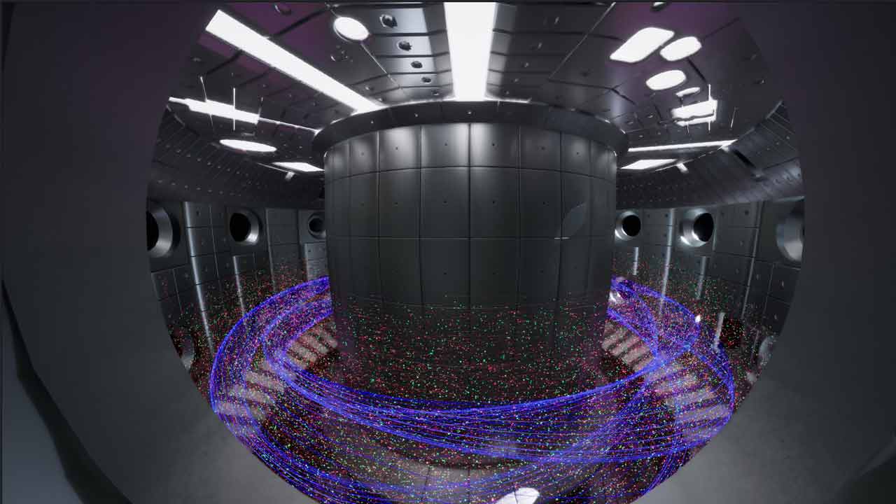 3D simulácia ukazuje, ako to vyzerá v tokamaku počas jadrovej fúzie