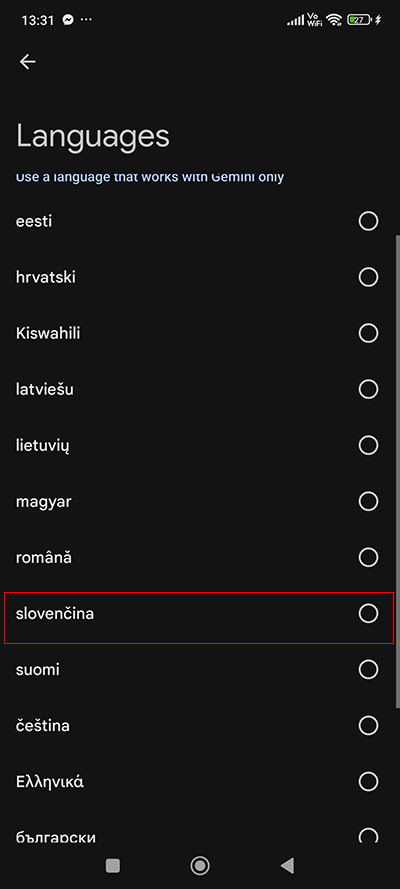 Gemini dostal podporu slovenského jazyka. Ako si ho nastaviť? 