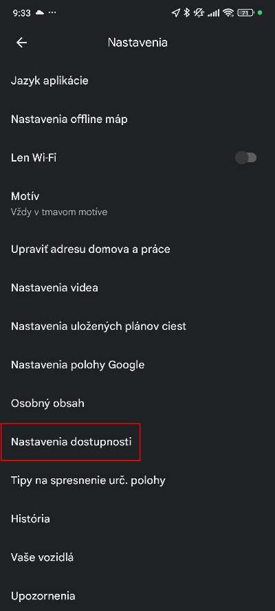 Funkcia dostupnosti Google Mapy ako zapnut navod_2