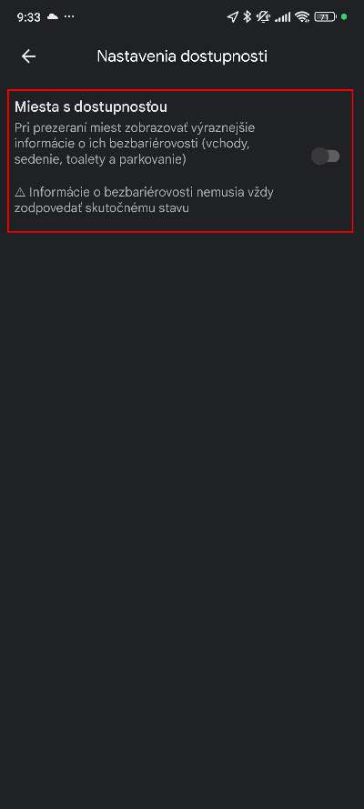 Funkcia dostupnosti Google Mapy ako zapnut navod_3