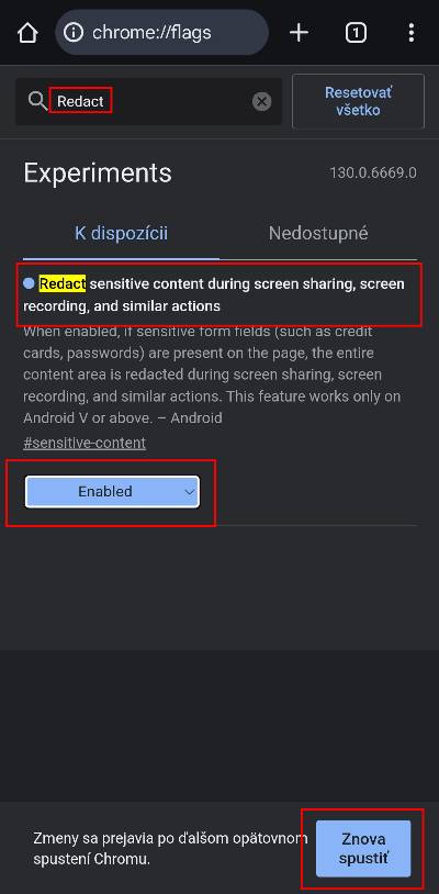 Google Chrome funkcia rozmazania citlivych udajov pri zdielani nahladu obrazovky