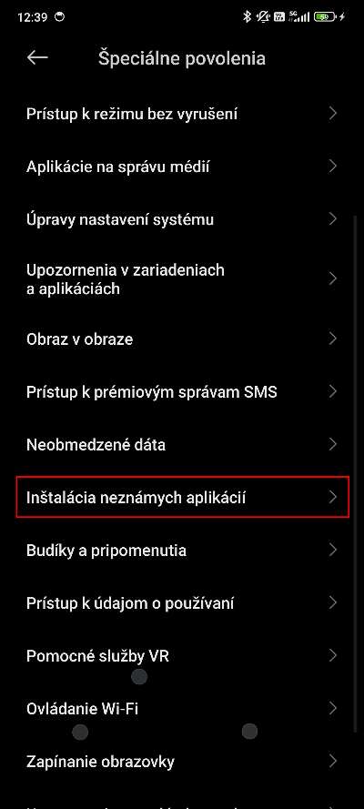 Instalovanie neznamych aplikacii do telefonu povolenie_navod Xiaomi_4