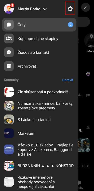 ako zapnut zamok aplikacie Messenger_2