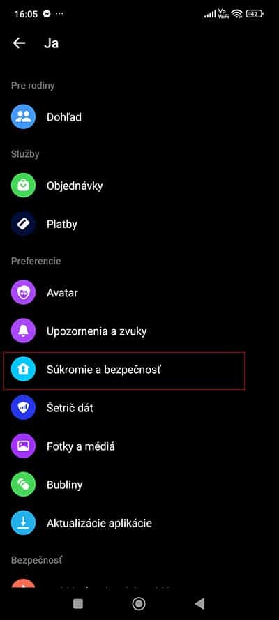 Ako vieš v Messengeri vypnúť odomykanie histórie četov PIN kódom?
