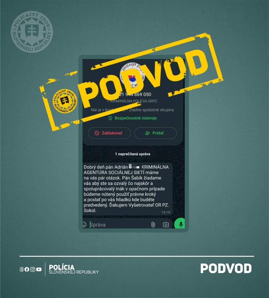 podvodna sprava od policie_podvod
